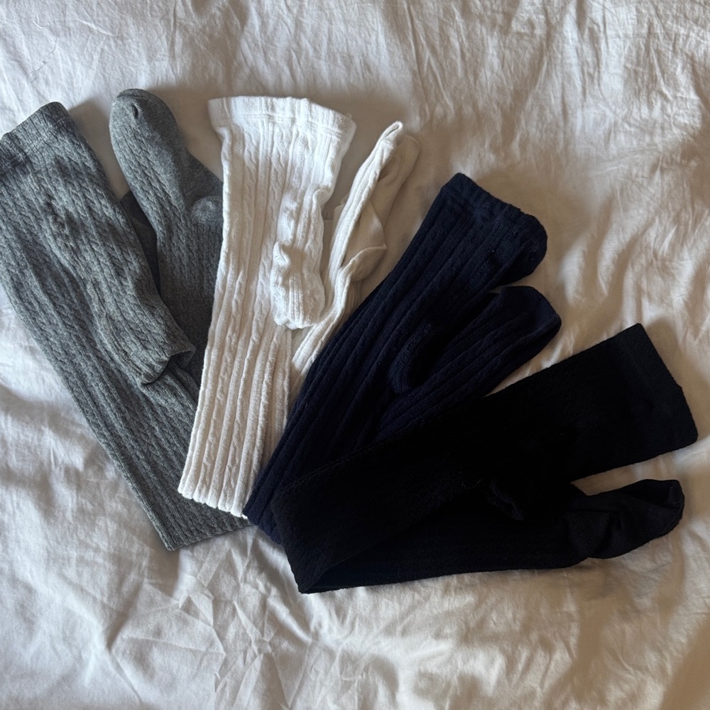 Lot of Cable Knit Tights